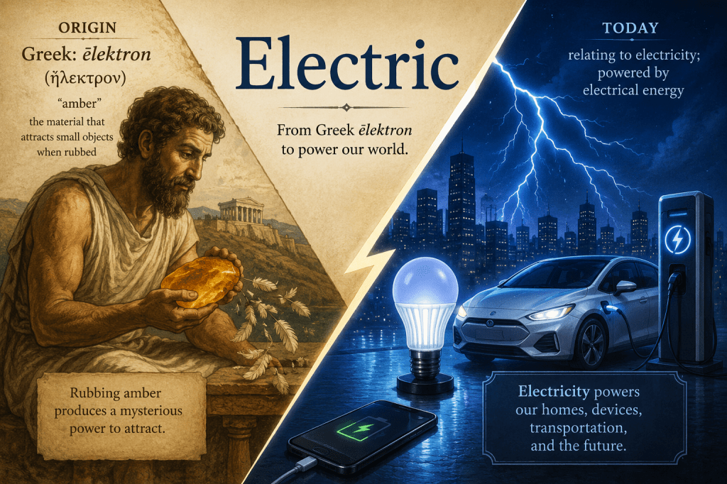 | The Origin and Evolution of the Word | —&nbsp;Electric