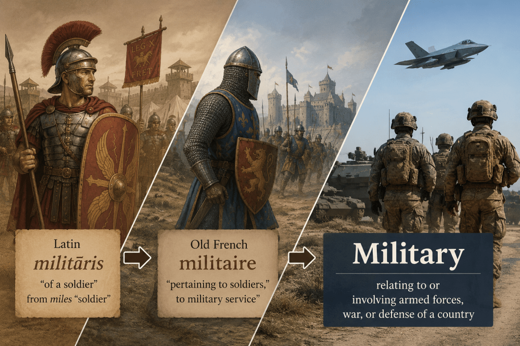  | The Origin and Evolution of the Word | —&nbsp;Military