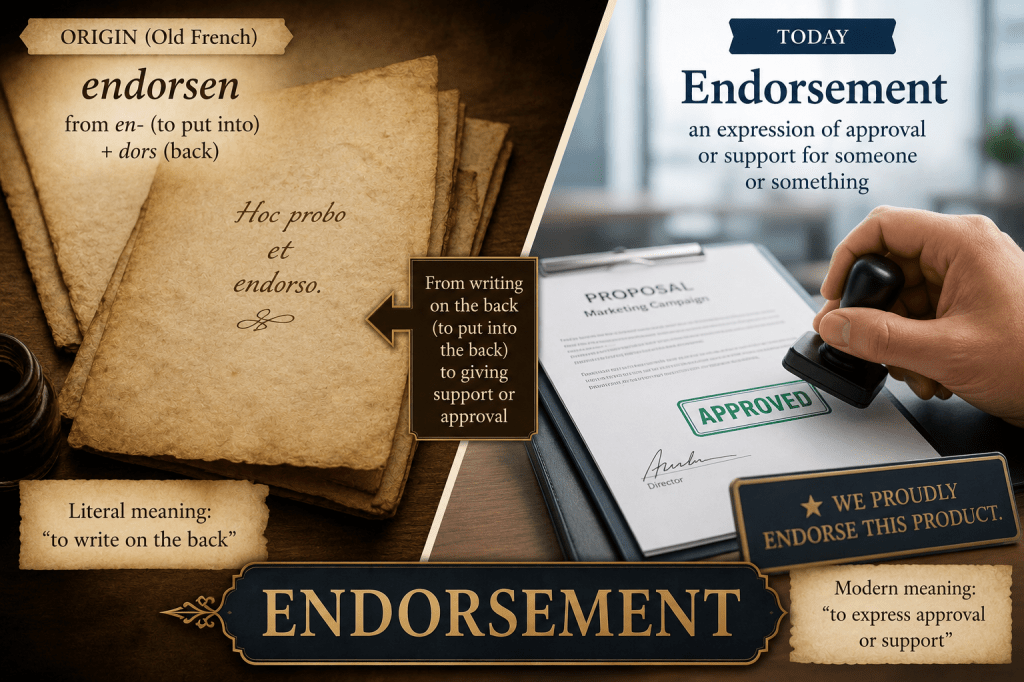  | The Origin and Evolution of the Word | —&nbsp;Endorsement